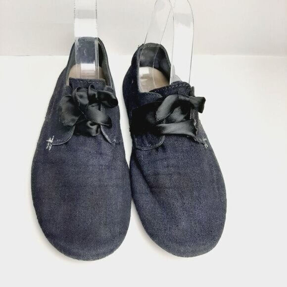 SANUK Bianca TX Comfy Lace-Up Textile Flat Shoes Navy Sz 7.5 - Picture 5 of 12